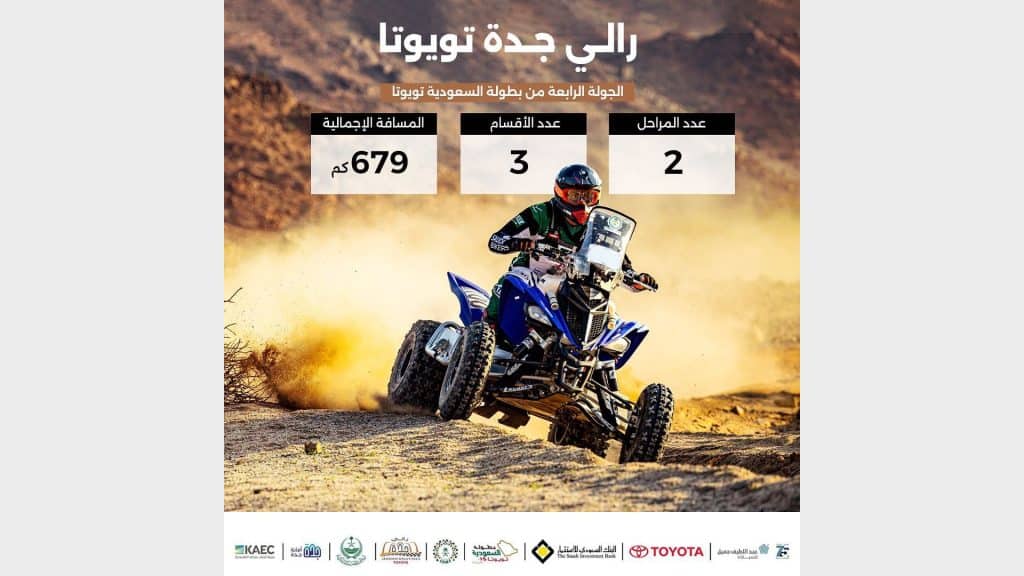 تفاصيل رالي جدة تويوتا 2023