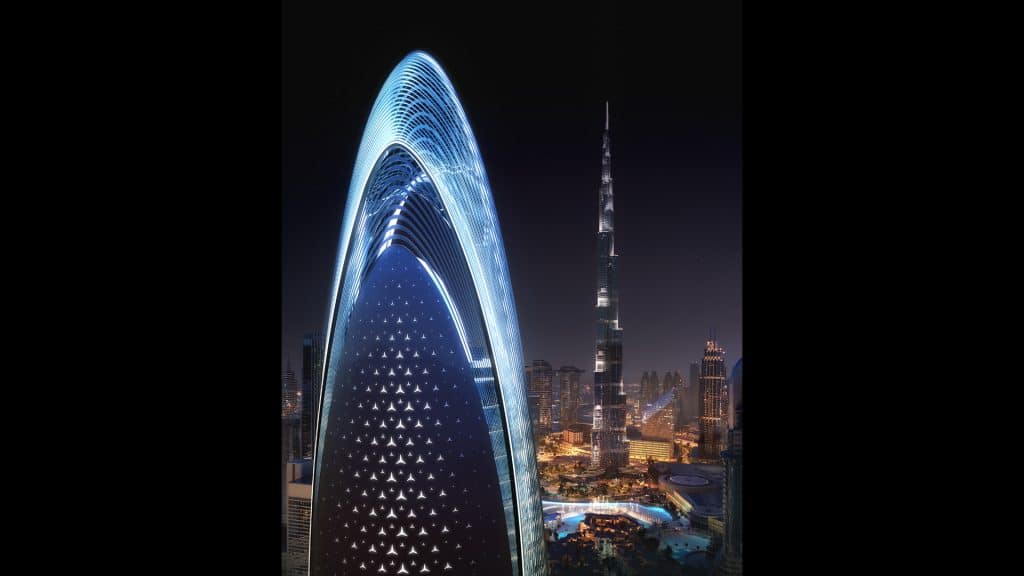 أول برج سكني لمرسيدس في دبي