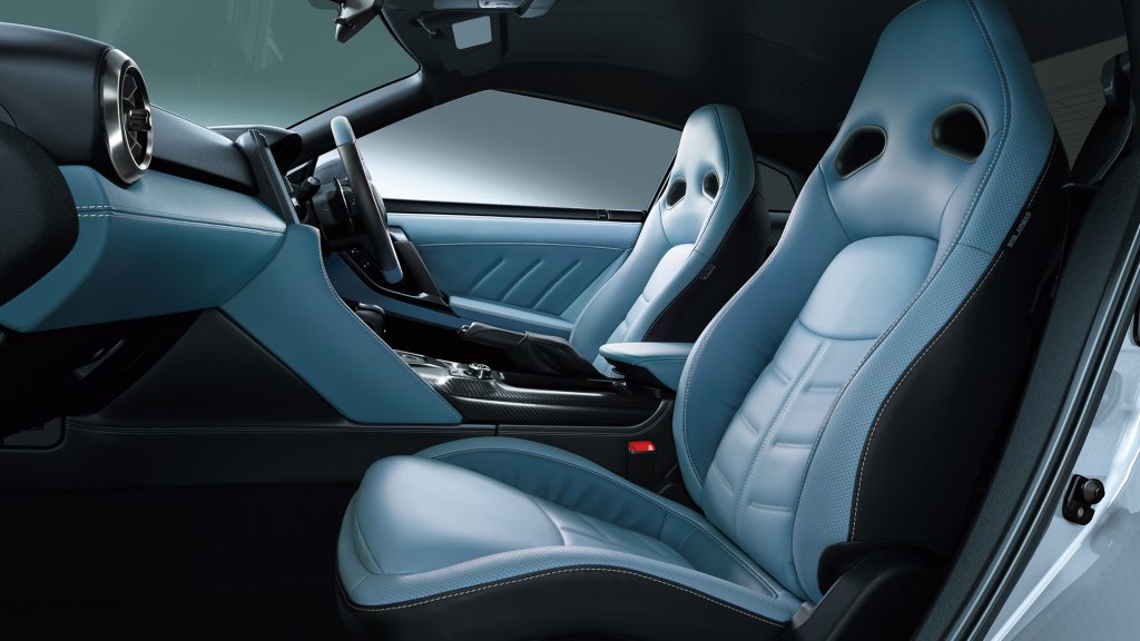 INTERIOR OF NISSAN GTR 2025