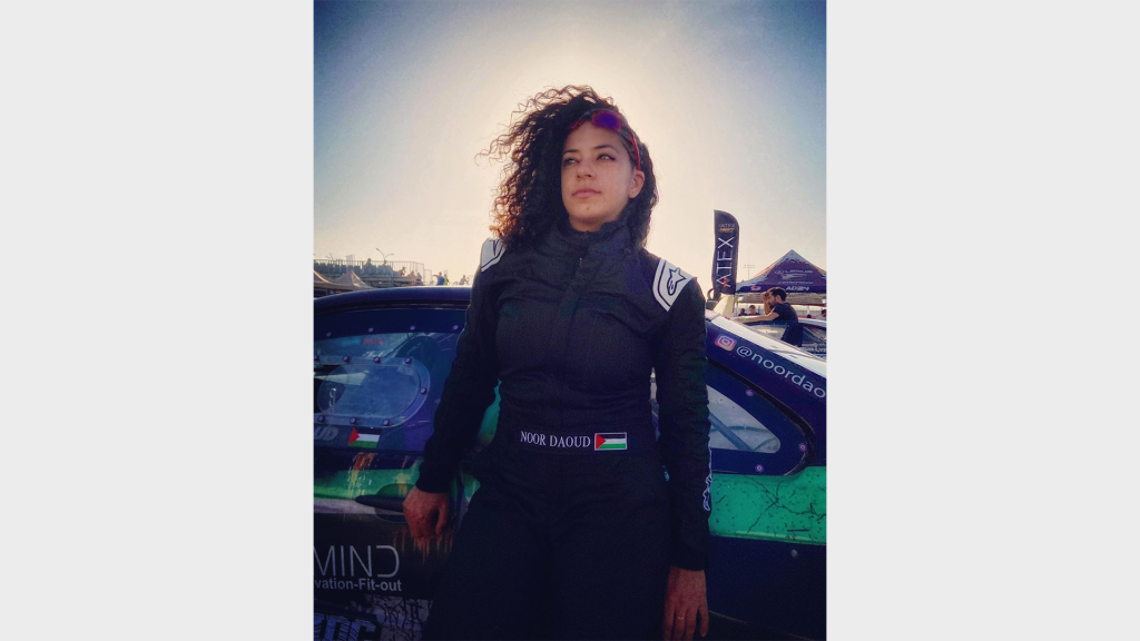 nour daoud The first female drifter in the Arab world
