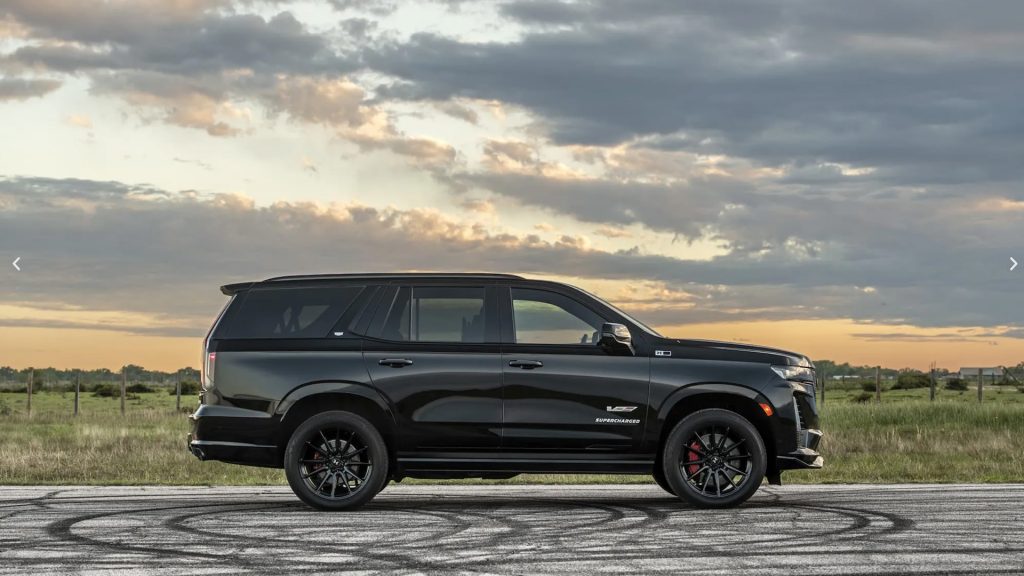 Here is the new Hennessey monster: the Cadillac Escalade V, modified with 850 horsepower

Hennessey Cadillac Escalade V