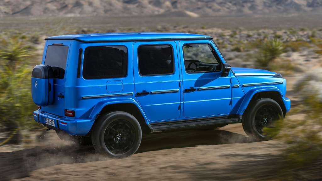 The new electric Mercedes G-Class
مرسيدس جي كلاس الكهربائية الجديدة