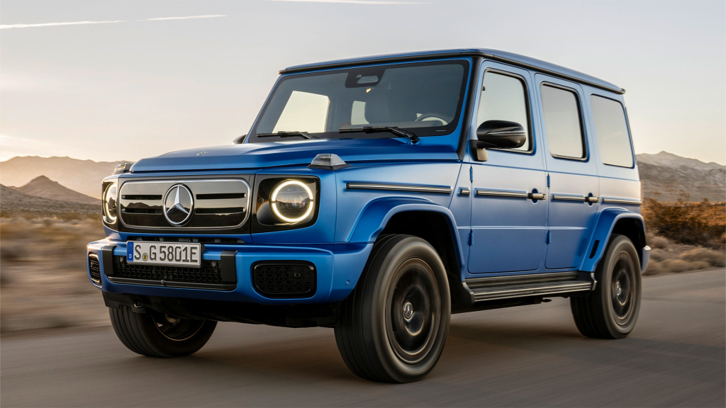 The new electric Mercedes G-Class
مرسيدس جي كلاس الكهربائية الجديدة