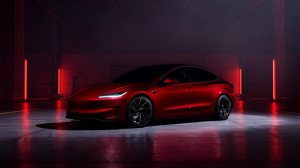 سيارة تسلا الرياضية الجديدة