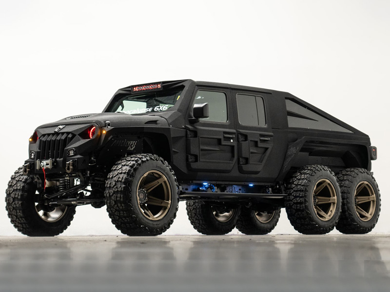 جيب أبوكاليبس هيلفاير: هل هذه المركبة الوحشية بست إطارات حلم رجل العائلة العصري؟ جيب جلاديتور سيارات معدلة سيارات دفع سداسي سيارات بست عجلات سيارات أمريكية جيب شيروكي Jeep Apocalypse Hellfire: Is this six-wheel monster a modern family man's dream? Jeep Gladiator Modified cars Six-wheel drive cars Six-wheel cars American cars pocket Cherokee