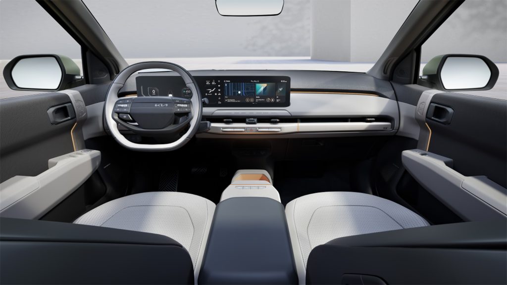 INTERIOR OF KIA EV3 2025
مقصورة كيا اي في 3 2025
داخلية كيا اي في 3 2025