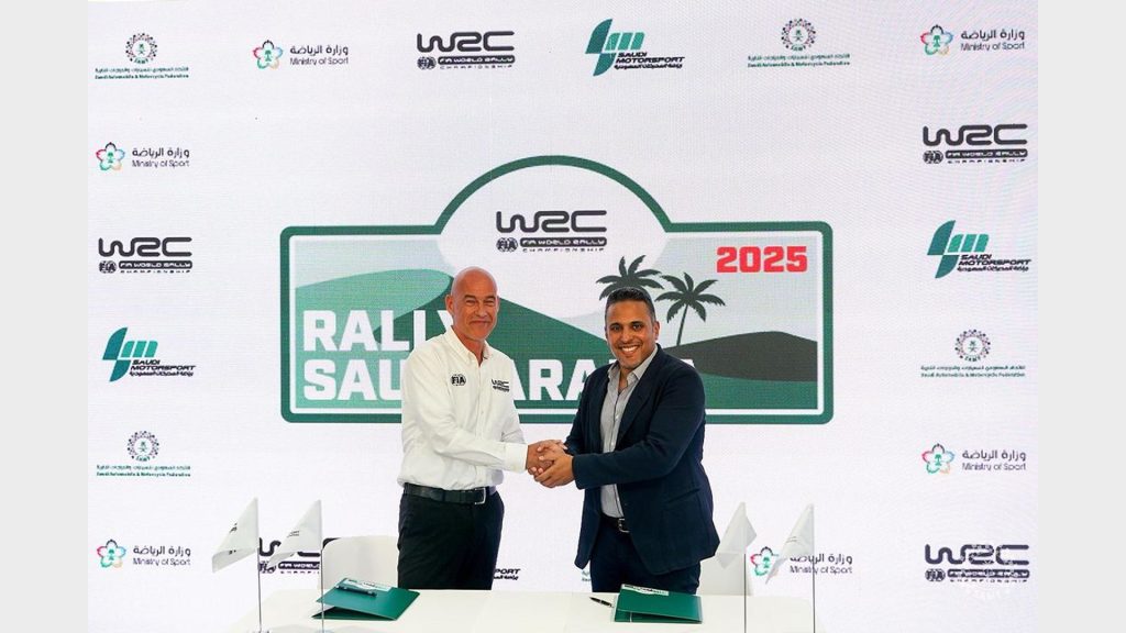 المملكة تستقطب بطولة العالم للرالي WRC: اتفاق بـ 10 أعوام لاستضافة جولة موسمية
رالي السعودية
دبليو ار سي السعودية 2025
رياضة السيارات
سباق السيارات
الراليات الصحراوية
رالي المملكة
دبليو ار سي
The Kingdom attracts the WRC World Rally Championship: a 10-year agreement to host a seasonal round
Saudi Rally
WRC Saudi Arabia 2025
Motorsport
Car racing
Desert rallies
Kingdom Rally
WRC