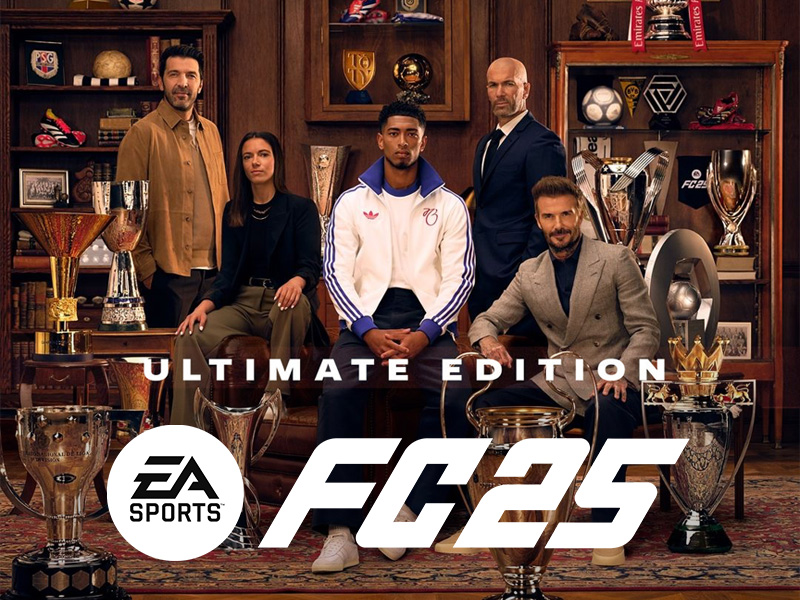 وأخيرأً، EA FC 25 بغلاف رسمي جديد لإصدار Ultimate Edition ألعاب الفيديو EA SPORTS قيمنق جايمينج جيمنج ألعاب كرة القدم لعبة فيفا 2025 Finally, EA FC 25 has a new official cover for the Ultimate Edition video games EA SPORTS Gaming Gaming Gaming Football Games FIFA 2025 game
