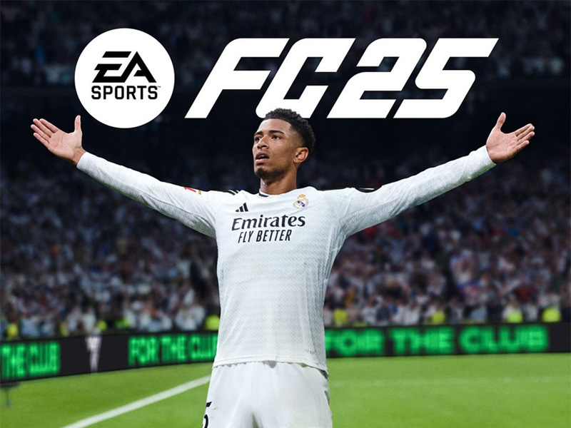 بعوان "اسعوا للمجد" يظهر الغلاف الرسمي للعبة EA FC 25 الإصدار العادي اي ايه اف سي 25 لعبة فيفا 25 جود بيلينجهام قيمنق جايمينج ألعاب الفيديو ألعاب كرة القدم كرة القدم ريال مدريد إسبانيا Titled “Strive for Glory,” the official cover of EA FC 25 Standard Edition appears EAFC 25 FIFA 25 game Jude Bellingham Gaming Gaming video games Football Games soccer real madrid Spain