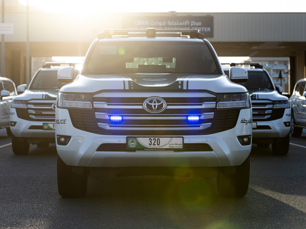 تويوتا لاند كروزر تنضم لأسطول شرطة دبي بإطار تعاون استراتيجي مع الفطيم تويوتا سيارات شرطة دبي أسطول شرطة دبي شرطة دبي لاند كروزر سيارات اس يو في سيارات للطرق الوعرة سيارات يابانية سيارات تويوتا شرطة دبي سيارات ا يو في شرطة دبي أقوى سيارات شرطة دبي Toyota Land Cruiser joins Dubai Police fleet as part of strategic cooperation with Al-Futtaim Toyota Dubai Police Cars Dubai Police Fleet Dubai Police Land Cruiser SUVs Off-road vehicles Japanese cars Toyota Dubai Police cars Dubai Police SUVs The most powerful Dubai Police cars