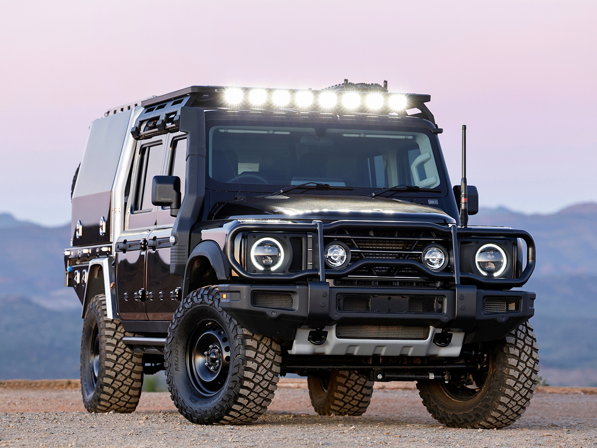 إينيوس كوارترماستر كايجو: اس يو في معدل جاهز لأي مغامرة! إينيوس الجديدة للمغامرات والتخييم سيارات دفع رباعي مجهزة للتخييم سيارات رباعية الدفع للتخييم سيارات اس يو في مخصصة للتخييم سيارات اس يو في سيارات صينية إينيوس شبيهة دفندر سيارات مخصصة للتخييم سيارات الطرق الوعرة Ineos Quartermaster Kaiju: A modified SUV ready for any adventure! New Ineos for adventure and camping 4x4s equipped for camping 4x4s for camping SUVs dedicated to camping SUVs Chinese cars Ineos lookalike Defender Camping cars Off-road vehicles