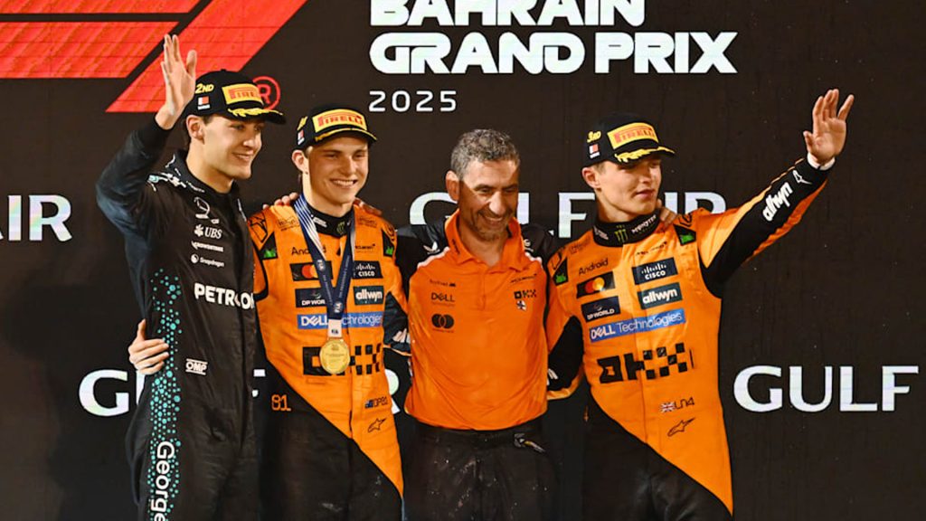 جائزة البحرين الكبرى: فوز تاريخي لـ بياستري وماكلارين يضع الفريق الإنجليزي في الصدارتين!
سوبر كارز
سيارات رياضية
سيارات سوبر سبورت
سيارات سوبر رياضية
سيارات إنجليزية
فورمولا 1 
ماكلارين
لاندو نوريس
أوسكار بياستري
مرسيدس
جورج راسيل
فيراري
شارل لوكلير
لويس هاملتون
ريد بُل
ماكس فرستابن
سباق السيارات
سيارات سباق
سباق البحرين فورمولا 1 
Bahrain Grand Prix: Historic victory for Piastri and McLaren puts the English team in the lead!
Supercars
Sports Cars
Supersport Cars
Supersport Cars
English Cars
Formula 1
McLaren
Lando Norris
Oscar Piastri
Mercedes
George Russell
Ferrari
Charles Leclerc
Lewis Hamilton
Red Bull
Max Verstappen
Motor Racing
Racing Cars
Bahrain Formula 1 Grand Prix