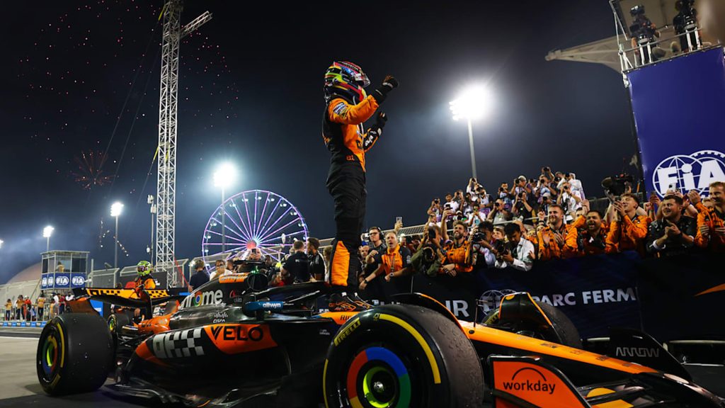 جائزة البحرين الكبرى: فوز تاريخي لـ بياستري وماكلارين يضع الفريق الإنجليزي في الصدارتين!
سوبر كارز
سيارات رياضية
سيارات سوبر سبورت
سيارات سوبر رياضية
سيارات إنجليزية
فورمولا 1 
ماكلارين
لاندو نوريس
أوسكار بياستري
مرسيدس
جورج راسيل
فيراري
شارل لوكلير
لويس هاملتون
ريد بُل
ماكس فرستابن
سباق السيارات
سيارات سباق
سباق البحرين فورمولا 1 
Bahrain Grand Prix: Historic victory for Piastri and McLaren puts the English team in the lead!
Supercars
Sports Cars
Supersport Cars
Supersport Cars
English Cars
Formula 1
McLaren
Lando Norris
Oscar Piastri
Mercedes
George Russell
Ferrari
Charles Leclerc
Lewis Hamilton
Red Bull
Max Verstappen
Motor Racing
Racing Cars
Bahrain Formula 1 Grand Prix