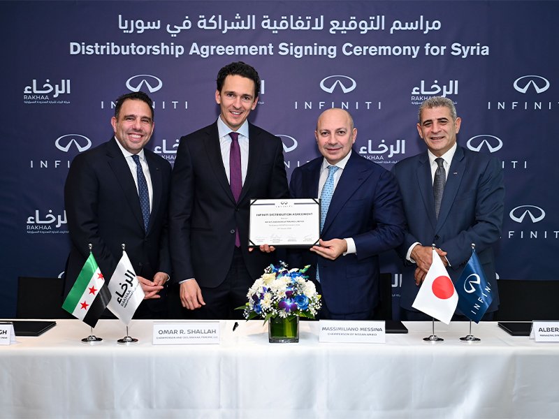 إنفينيتي سوريا وكيل إنفينيتي في سوريا سيارات إنفينيتي في دمشق إنفينيتي 2026 سوريا الرخاء وكيل إنفينيتي إطلاق إنفينيتي في السوق السورية سيارات فاخرة في سوريا شراء إنفينيتي في سوريا صالة عرض إنفينيتي سوريا سيارات يابانية فاخرة إنفينيتي الشرق الأوسط إنفينيتي نيسان الشرق الأوسط حفل توقيع شراكة إنفينيتي موزع سيارات فاخر في سوريا سوق السيارات الفاخرة في سوريا إنفينيتي QX60 في سوريا إنفينيتي QX80 في سوريا إنفينيتي Q50 في سوريا خدمات ما بعد البيع إنفينيتي صيانة إنفينيتي في سوريا وكالة سيارات فاخرة دمشق افتتاح وكالة إنفينيتي سيارات SUV فاخرة سوريا تنقل فاخر في سوريا العلامات اليابانية الفاخرة تجربة قيادة إنفينيتي معايير الفخامة اليابانية القطاع الفاخر للسيارات في سوريا استثمار السيارات في سوريا توسع إنفينيتي في الشرق الأوسط Infiniti Syria Infiniti Dealer in Syria Infiniti Cars in Damascus Infiniti 2026 Syria Al-Rukha Infiniti Dealer Infiniti Launch in the Syrian Market Luxury Cars in Syria Buying an Infiniti in Syria Infiniti Showroom Syria Japanese Luxury Cars Infiniti Middle East Infiniti Nissan Middle East Infiniti Partnership Signing Ceremony Luxury Car Distributor in Syria Luxury Car Market in Syria Infiniti QX60 in Syria Infiniti QX80 in Syria Infiniti Q50 in Syria Infiniti After-Sales Services Infiniti Maintenance in Syria Luxury Car Dealership Damascus Infiniti Dealership Opening Luxury SUVs Syria Luxury Mobility in Syria Japanese Luxury Brands Infiniti Driving Experience Japanese Luxury Standards The Luxury Car Sector in Syria Car Investment in Syria Infiniti Expansion in the Middle East