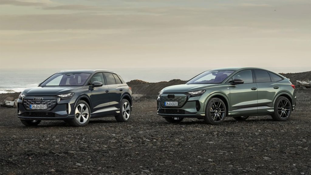 أودي Q4 e-tron
Audi Q4 e-tron 2026
Q4 e-tron فيس ليفت
أودي كهربائية SUV
Q4 Sportback e-tron
سيارة كهربائية أودي
مدى 592 كم
شحن سريع 185 كيلوواط
تقنية V2L
سيارات كهربائية 2026
أودي Q4 e-tron فيس ليفت 2026 تصميم خارجي جديد
Audi Q4 e-tron facelift LED headlights design
تصميم الشبكة الأمامية Singleframe في أودي Q4
أودي Q4 Sportback e-tron تصميم كوبيه SUV
مصابيح OLED الخلفية في أودي الكهربائية
المقصورة الرقمية في أودي Q4 e-tron
شاشة المسرح الرقمي في أودي Q4
شاشة عدادات رقمية 11.9 إنش Audi
شاشة ترفيه 12.8 إنش في أودي Q4
شاشة الراكب الأمامي في أودي Q4 e-tron
نظام Head up display الواقع المعزز أودي
شحن سريع 185 كيلوواط سيارة أودي كهربائية
بطارية 77 كيلوواط ساعي Audi Q4
مساحة صندوق أودي Q4 e-tron الخلفي
سيارة SUV كهربائية من أودي بتقنيات حديثة
Audi Q4 e-tron
Audi Q4 e-tron 2026
Q4 e-tron facelift
electric Audi SUV
Q4 Sportback e-tron
Audi EV SUV
592 km range EV
185 kW fast charging
V2L electric car
electric SUV 2026
Audi Q4 e-tron facelift 2026 exterior design
Audi Q4 e-tron LED headlights customizable design
Audi Singleframe grille updated design
Audi Q4 Sportback e-tron coupe SUV profile
OLED rear lights Audi electric SUV
Audi Q4 e-tron digital interior cockpit
Audi digital stage dashboard screens
11.9 inch digital instrument cluster Audi
12.8 inch infotainment screen Audi Q4
front passenger display Audi Q4 e-tron
augmented reality head up display Audi
185 kW fast charging Audi electric car
77 kWh battery Audi Q4 e-tron
Audi Q4 e-tron trunk space rear
modern electric SUV Audi interior technology