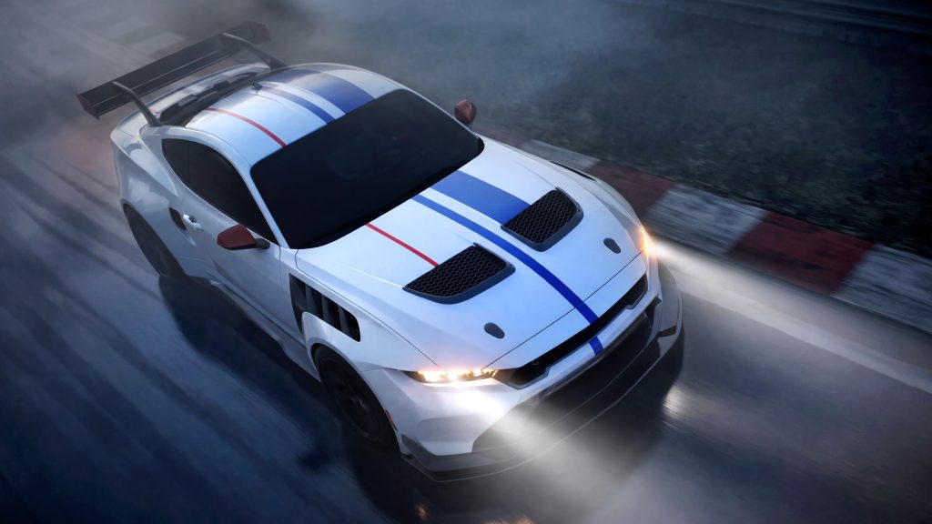 فورد موستانج GTD
Mustang GTD
Spirit of America
موستانج 815 حصان
فورد موستانج الجديدة
سيارات عضلات أمريكية
Ford Mustang GTD
موستانج V8
سيارات أمريكية رياضية
موستانج خاصة
فورد GTD Spirit of America
سيارات أداء عالي
موستانج سوبرتشارج
فورد موستانج 2026
سيارات فورد الرياضية
الواجهة الأمامية لسيارة فورد موستانج GTD Spirit of America الجديدة
التصميم الجانبي العدائي لفورد موستانج GTD المستوحاة من العلم الأمريكي
الجناح الخلفي الضخم في موستانج GTD مع شعار MUSTANG
المقصورة الرياضية داخل فورد موستانج GTD مع تطعيمات التيتانيوم
محرك V8 سوبرتشارج بقوة 815 حصان في موستانج GTD
حزمة الأداء الهوائية في فورد موستانج GTD الجديدة
تصميم Spirit of America الخاص بسيارة موستانج GTD
فورد موستانج GTD أثناء القيادة عالية السرعة على الحلبة
Ford Mustang GTD driving at high speed on a race track
Special Spirit of America design on the Mustang GTD
Aerodynamic performance package on the new Ford Mustang GTD
815 horsepower supercharged V8 engine in the Mustang GTD
Sporty interior of the Ford Mustang GTD with titanium accents
Large rear wing on the Mustang GTD featuring the MUSTANG logo
Aggressive side profile of the Ford Mustang GTD inspired by the American flag
Front view of the new Ford Mustang GTD Spirit of America
Ford Mustang GTD
Mustang GTD Spirit of America
815 HP Mustang
Ford Mustang special edition
American muscle car
supercharged V8 Mustang
Mustang GTD 2026
high performance Ford
Ford performance car
patriotic Mustang edition
Ford GTD
track-focused Mustang
Mustang supercar
American sports car
Mustang anniversary edition