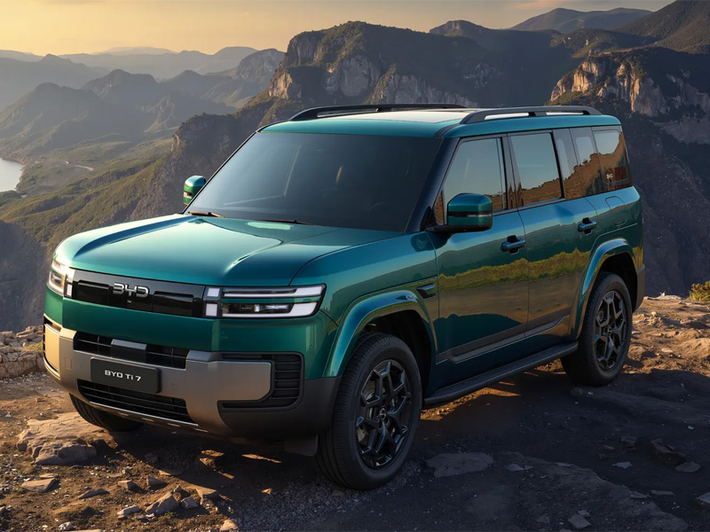 BYD Ti7: مركبة SUV جديدة بتصميم صندوقي عملاق تهدد هيمنة لاند روفر دفندر!