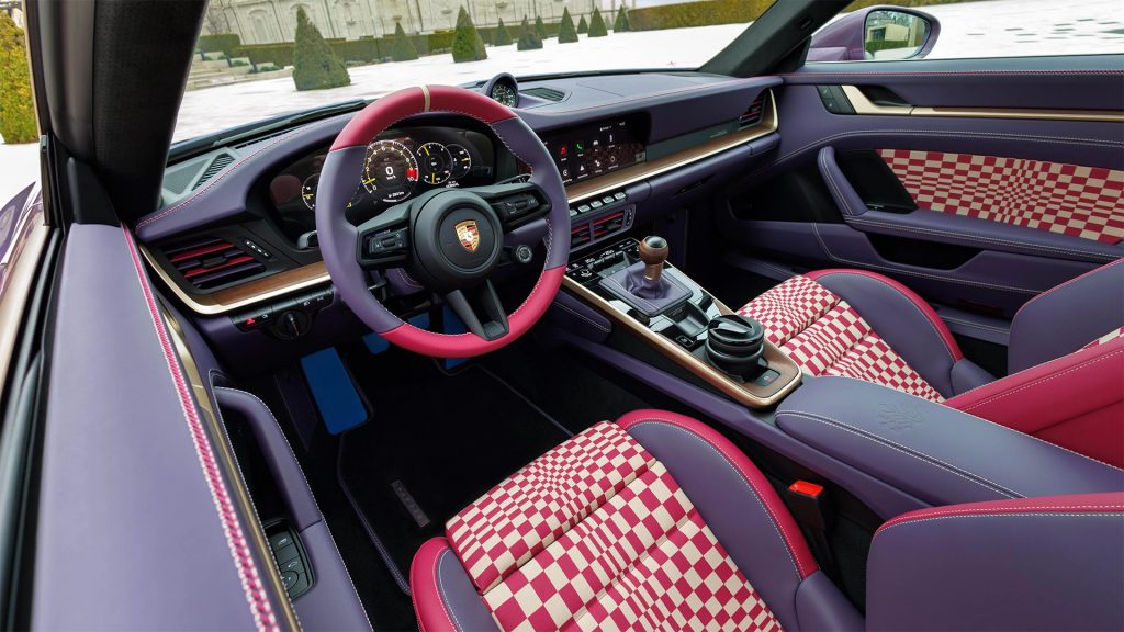 بورشه 911 GT3 Touring
بورشه 911 جي تي 3 تورينج
بورشه مولدوفا
Sonderwunsch
مقصورة بورشه 911
نسخة خاصة بورشه
بورشه 911 GT3 خاصة
سيارات رياضية فاخرة
بورشه 911 2026
تصميم داخلي بورشه
بورشه 911 GT3 Touring الخاصة بطلاء متدرج احتفالاً بمرور 15 عاماً على بورشه مولدوفا
الواجهة الأمامية لسيارة بورشه 911 GT3 Touring الخاصة بتشطيبات فريدة
بورشه 911 GT3 Touring بطلاء متدرج من البنفسجي إلى الماجنتا
التصميم الجانبي لنسخة بورشه 911 GT3 Touring المخصصة عبر برنامج Sonderwunsch
مقصورة بورشه 911 GT3 Touring بجلد ليليكي وقماش باشا الفاخر
مقاعد بورشه 911 GT3 Touring مع تطعيمات Ruby Star Neo وخياطة متباينة
لوحة قيادة بورشه 911 GT3 Touring مع تطعيمات خشب Paldao الفاخر
مقبض ناقل الحركة اليدوي في بورشه 911 GT3 Touring بتطعيمات خشبية
رسم شجرة الحياة الذهبي على هيكل بورشه 911 GT3 Touring الخاصة
Golden Tree of Life artwork on the bespoke Porsche 911 GT3 Touring
Wood-trimmed manual gear lever in the Porsche 911 GT3 Touring
Porsche 911 GT3 Touring dashboard with luxurious Paldao wood trim
Porsche 911 GT3 Touring seats featuring Ruby Star Neo accents and contrast stitching
Porsche 911 GT3 Touring interior with lilac leather and premium Pasha fabric
Side profile of the Porsche 911 GT3 Touring customized through Sonderwunsch
Porsche 911 GT3 Touring featuring a purple-to-magenta gradient paint finish
Front three-quarter view of the bespoke Porsche 911 GT3 Touring
Special Porsche 911 GT3 Touring with gradient paint celebrating Porsche Moldova's 15th anniversary
Pasha Fabric
Porsche Sonderwunsch
Porsche 911 GT3 Touring
Porsche GT3 Touring
Porsche Sonderwunsch
Porsche Moldova
Porsche special edition
Porsche 911 interior
Pasha fabric interior
Porsche GT3 custom build
Porsche anniversary edition
luxury sports car interior
Porsche 911 bespoke
one-off Porsche 911