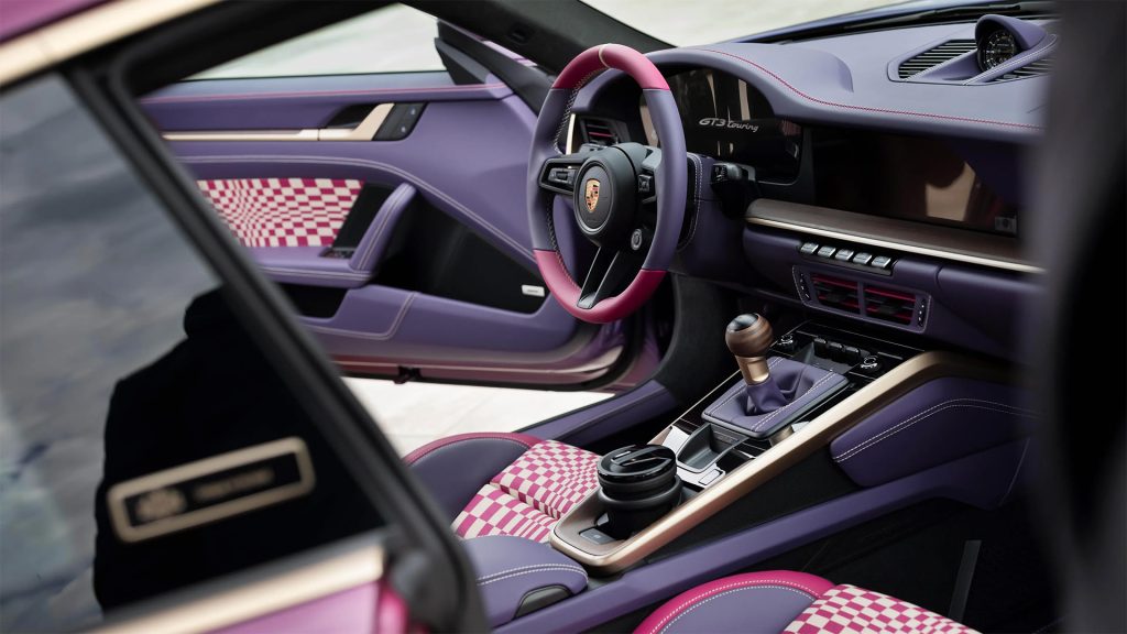 بورشه 911 GT3 Touring
بورشه 911 جي تي 3 تورينج
بورشه مولدوفا
Sonderwunsch
مقصورة بورشه 911
نسخة خاصة بورشه
بورشه 911 GT3 خاصة
سيارات رياضية فاخرة
بورشه 911 2026
تصميم داخلي بورشه
بورشه 911 GT3 Touring الخاصة بطلاء متدرج احتفالاً بمرور 15 عاماً على بورشه مولدوفا
الواجهة الأمامية لسيارة بورشه 911 GT3 Touring الخاصة بتشطيبات فريدة
بورشه 911 GT3 Touring بطلاء متدرج من البنفسجي إلى الماجنتا
التصميم الجانبي لنسخة بورشه 911 GT3 Touring المخصصة عبر برنامج Sonderwunsch
مقصورة بورشه 911 GT3 Touring بجلد ليليكي وقماش باشا الفاخر
مقاعد بورشه 911 GT3 Touring مع تطعيمات Ruby Star Neo وخياطة متباينة
لوحة قيادة بورشه 911 GT3 Touring مع تطعيمات خشب Paldao الفاخر
مقبض ناقل الحركة اليدوي في بورشه 911 GT3 Touring بتطعيمات خشبية
رسم شجرة الحياة الذهبي على هيكل بورشه 911 GT3 Touring الخاصة
Golden Tree of Life artwork on the bespoke Porsche 911 GT3 Touring
Wood-trimmed manual gear lever in the Porsche 911 GT3 Touring
Porsche 911 GT3 Touring dashboard with luxurious Paldao wood trim
Porsche 911 GT3 Touring seats featuring Ruby Star Neo accents and contrast stitching
Porsche 911 GT3 Touring interior with lilac leather and premium Pasha fabric
Side profile of the Porsche 911 GT3 Touring customized through Sonderwunsch
Porsche 911 GT3 Touring featuring a purple-to-magenta gradient paint finish
Front three-quarter view of the bespoke Porsche 911 GT3 Touring
Special Porsche 911 GT3 Touring with gradient paint celebrating Porsche Moldova's 15th anniversary
Pasha Fabric
Porsche Sonderwunsch
Porsche 911 GT3 Touring
Porsche GT3 Touring
Porsche Sonderwunsch
Porsche Moldova
Porsche special edition
Porsche 911 interior
Pasha fabric interior
Porsche GT3 custom build
Porsche anniversary edition
luxury sports car interior
Porsche 911 bespoke
one-off Porsche 911